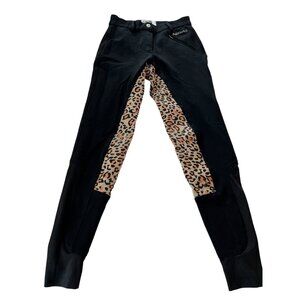 Buckwild Breeches Pants Horse Equestrian Leopard Print Stretch Childs XL 24x26